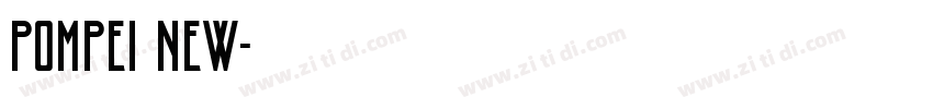 Pompei New字体转换